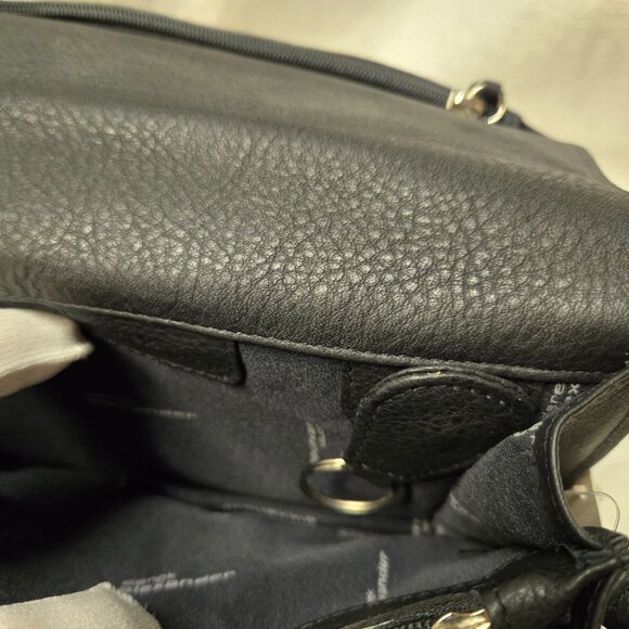 NWT Derek Alexander Classic Small Flap Organizer - Black - Picture 8 of 11